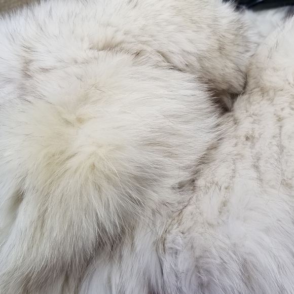 Vintage Scandinavian Blue Fox Fur Coat - Picture 14 of 15